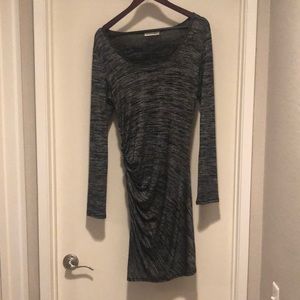 Rag and Bone runched midi dress